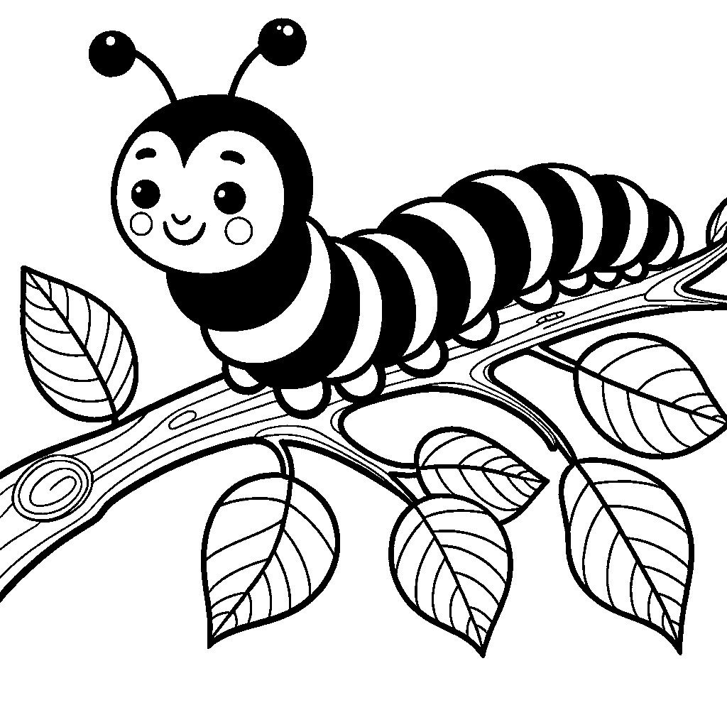 A Caterpillar On A Branch