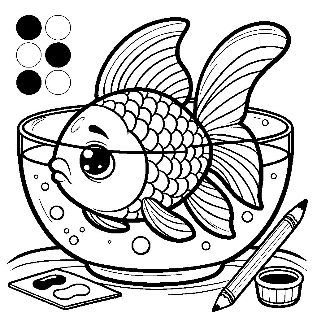 A Goldfish In A Bowl
