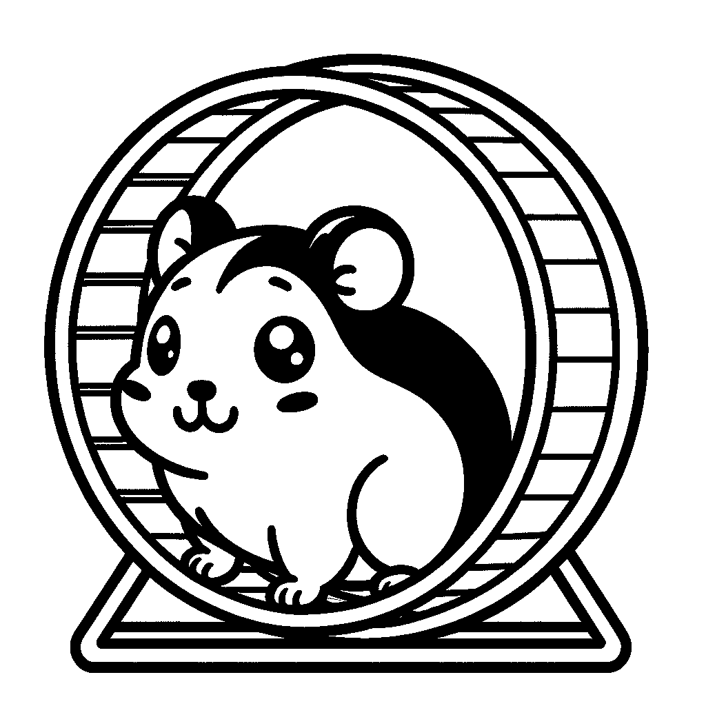 A Hamster In A Wheel