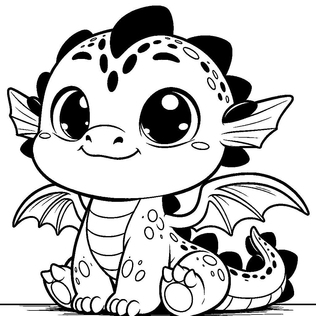A Friendly Baby Dragon