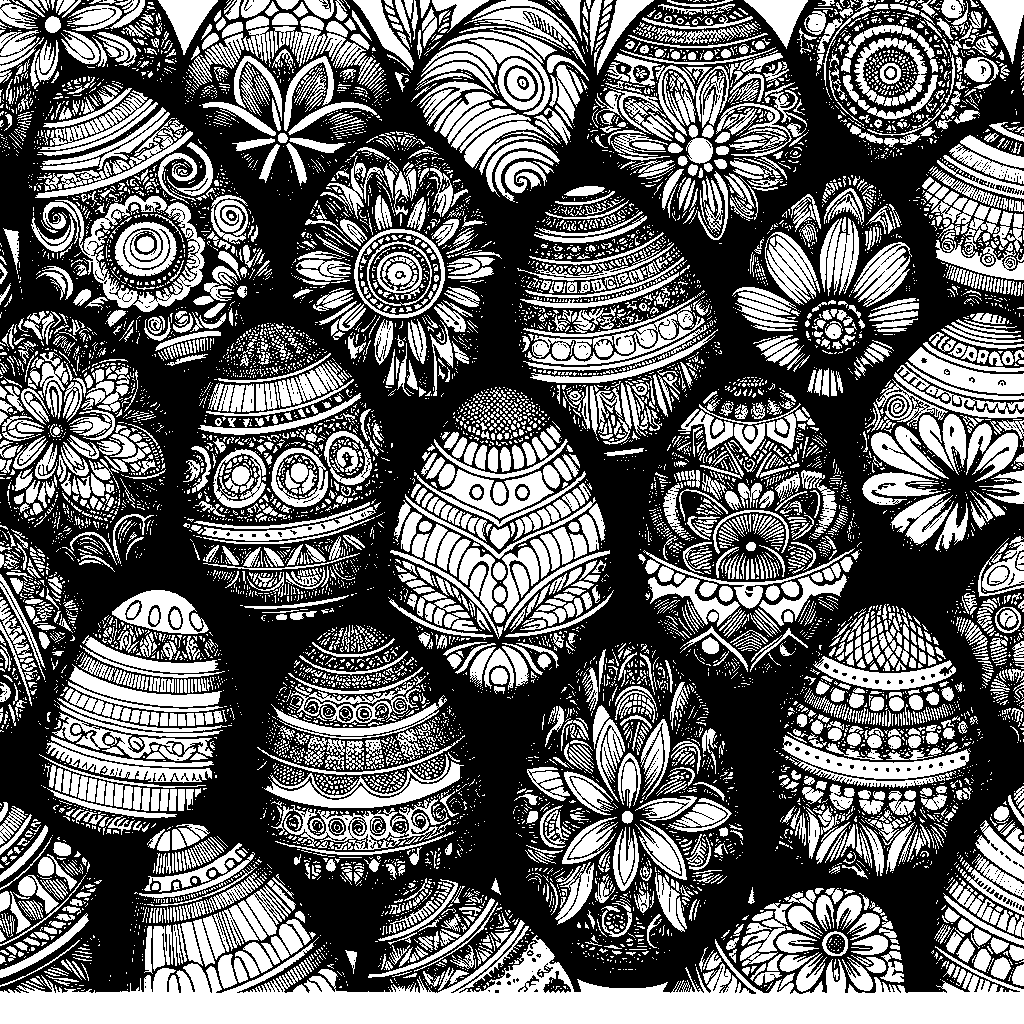 Easter Egg Patterns To Decorate