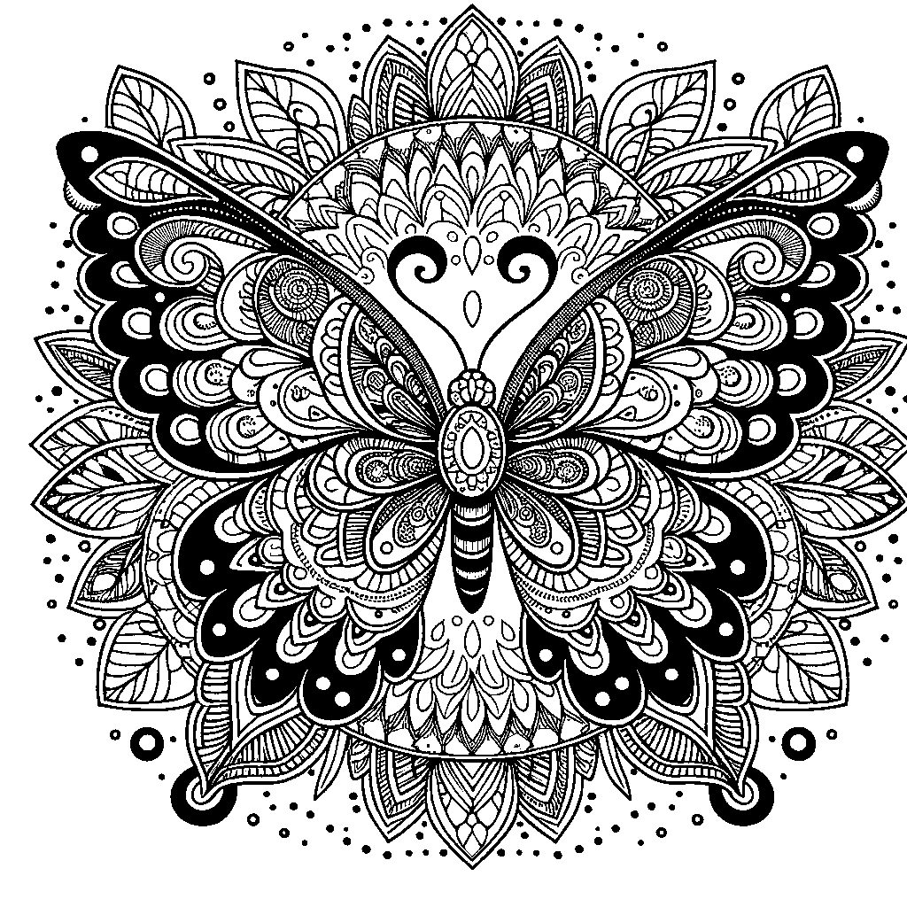 A Butterfly Mandala