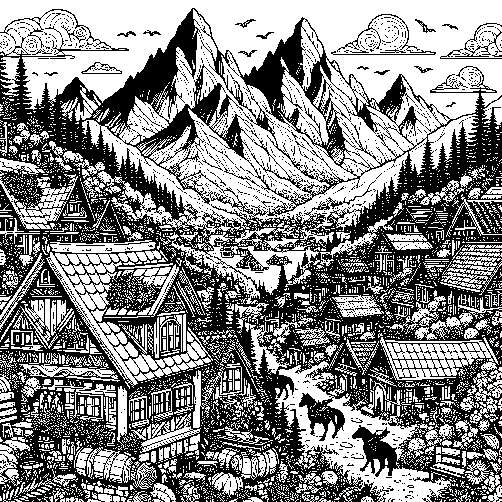 A Village In The Mountains