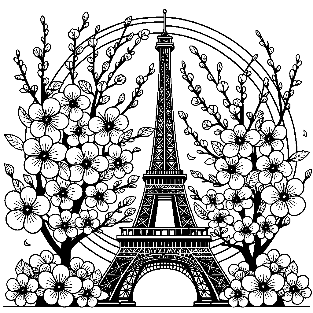 The Eiffel Tower In Paris