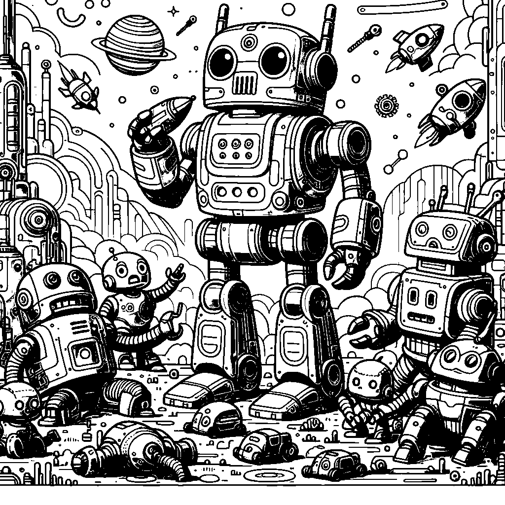 Robots Playing Together