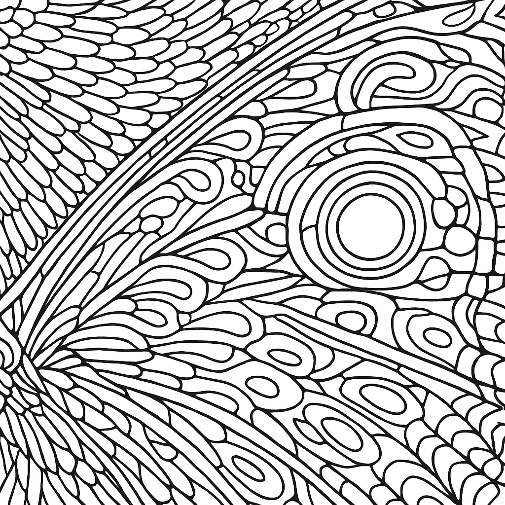 A Detailed View Of Butterfly Wing Scales And Patterns Under Magnification