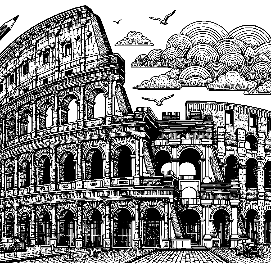 The Colosseum In Rome